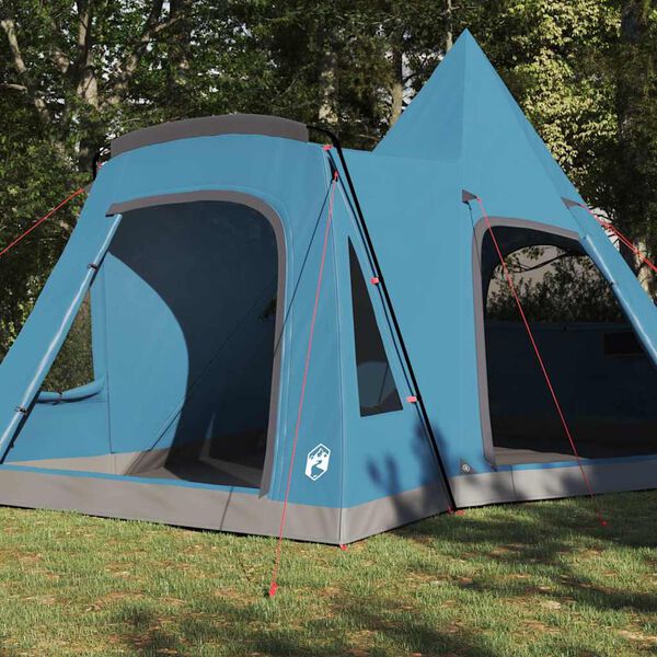 vidaXL Teepee Tent with Roof with Storage Blue 545 x 450 x 295 cm