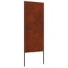 vidaXL Garden Privacy Screen Rusty 50 x 140 cm Weathering steel