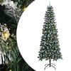 vidaXL Artificial Christmas Tree with 300 LEDs with Stand Green 240 cm