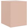 vidaXL Bedside Cabinets 2 pcs Pink 34.5x39x44 cm Steel