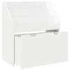 vidaXL Kids Bookshelf with Drawer High Gloss White 60 x 29.5 x 69 cm