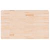 vidaXL Bathroom Countertop 100x60x2.5 cm Untreated Solid Wood