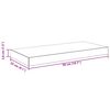 vidaXL Floating Wall Shelves 2 pcs Grey 50x23x3.8 cm MDF