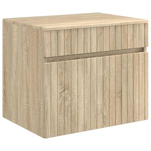 vidaXL Wall-mounted Bathroom Cabinet Sonoma Oak 59 x 44.5 x 50 cm