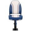 vidaXL Boat Seats 2 pcs with Pedestal Height Adjustable 360&deg; Rotatable