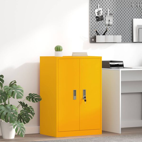 vidaXL Storage Cabinet with Storage Mustard Yellow 60 x 40 x 90 cm