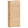 vidaXL Shoe Cabinet with Door Brown 80 x 35.5 x 180 cm Engineered wood