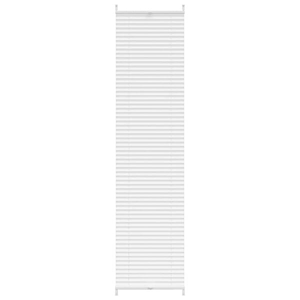 Plisse Blind 40x200cm White Pleated Blind