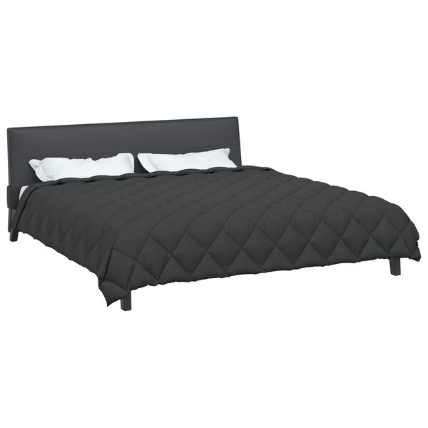 vidaXL Winter Duvet Anthracite 220 x 200 cm Microfiber