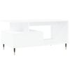 vidaXL Coffee Table White 90x49x45 cm Engineered Wood