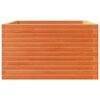 vidaXL Garden Planter Wax Brown 80x80x46 cm Solid Wood Pine