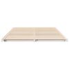 vidaXL Floor Bed Frame White 140 x 210 cm Solid pine wood