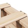 vidaXL Bed Frame without Mattress 150x200 cm King Size Solid Wood Pine