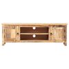 vidaXL TV Cabinet 120x30x40 cm Rough Mango Wood