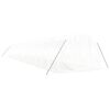 vidaXL Greenhouse with Steel Frame White 48 m&sup2; 16x3x2 m