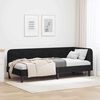 vidaXL Corner Bed Frame with Headboard Black 80 x 200 cm Velvet