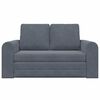 vidaXL Sofa Bed Dark Grey 148 x 71 x 83 cm Velvet