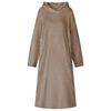 vidaXL Blanket Hoodie Camel S Flannel
