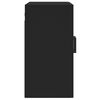 vidaXL Wall Cabinet Black 60x31x60 cm Engineered Wood