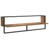 vidaXL Wall Shelf Set 6 pcs Old Wood 100 x 25 x 30 cm Engineered Wood