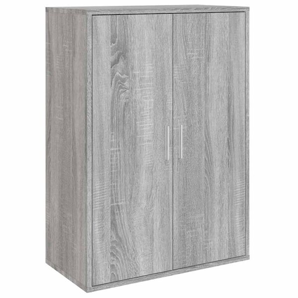vidaXL Sideboards 2 pcs Grey Sonoma 60x31x84 cm Engineered Wood