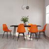 vidaXL Dining Chairs 6 pcs Orange PP