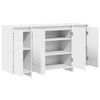 vidaXL Sideboard White 135 x 41 x 75 cm Engineered Wood