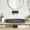 vidaXL Wash Basin Grey 65 x 50 x 6 cm River Stone