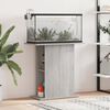 vidaXL Aquarium Stand Grey Sonoma 75x36x72.5 cm Engineered Wood