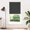 vidaXL Roller Blind Blackout Black 115x210 cm Fabric Width 110.7 cm Polyester