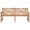 vidaXL Garden Bench Brown 180 x 60 x 90 cm Solid teak wood
