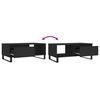 vidaXL Coffee Table Black 90x50x36.5 cm Engineered Wood