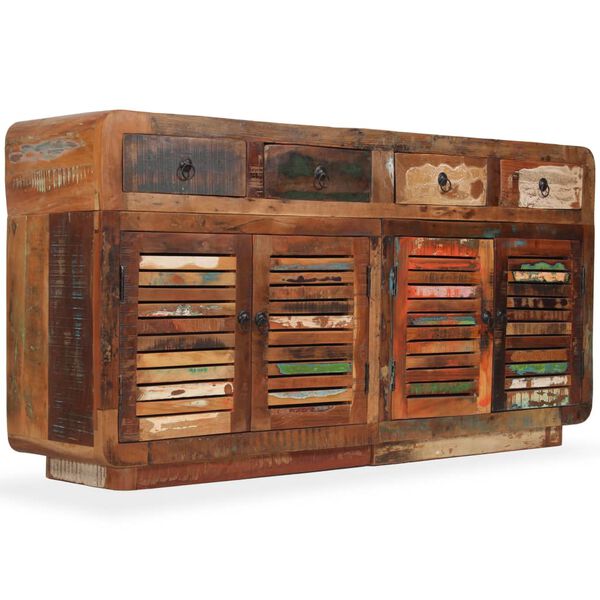 vidaXL Sideboard Solid Recalimed Wood 150x35x75 cm