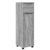 vidaXL Bathroom Cabinet Grey Sonoma 30.5 x 30 x 101 cm Engineered Wood