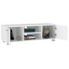 vidaXL TV Cabinet White 110x40x35 cm Engineered Wood