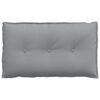 vidaXL Back Pillow Light Grey 80 x 19 x 50 cm Fabric