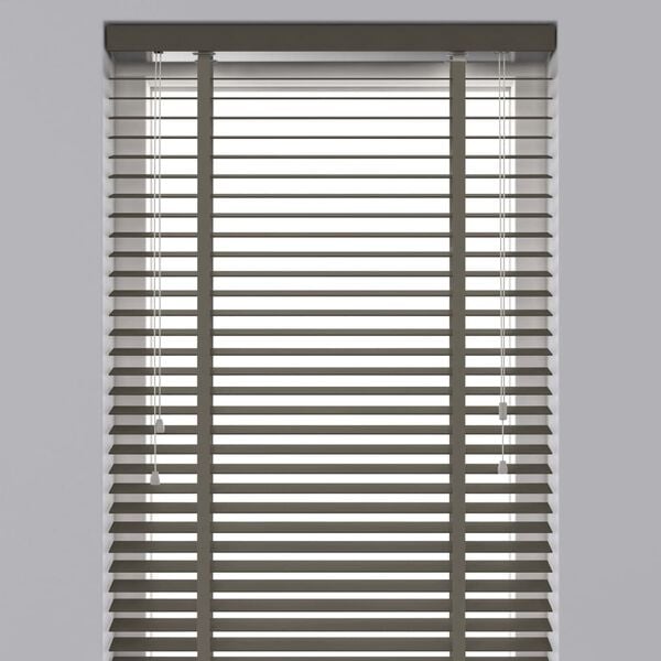 Decosol Horizontal Blinds Wood 50 mm 60x180 cm Taupe