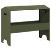vidaXL Livestock Feeding Trough Olive Green 79 x 35 x 62 cm