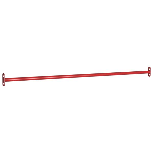 vidaXL Turning Bars 2 pcs 125 cm Steel Red