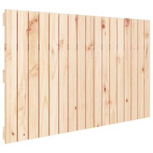 vidaXL Wall Headboard 108x3x60 cm Solid Wood Pine
