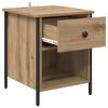 vidaXL Bedside Cabinet Artisan Oak 40 x 42 x 50 cm Engineered Wood