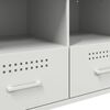 vidaXL TV Cabinets 2 pcs White 68x39x50.5 cm Steel