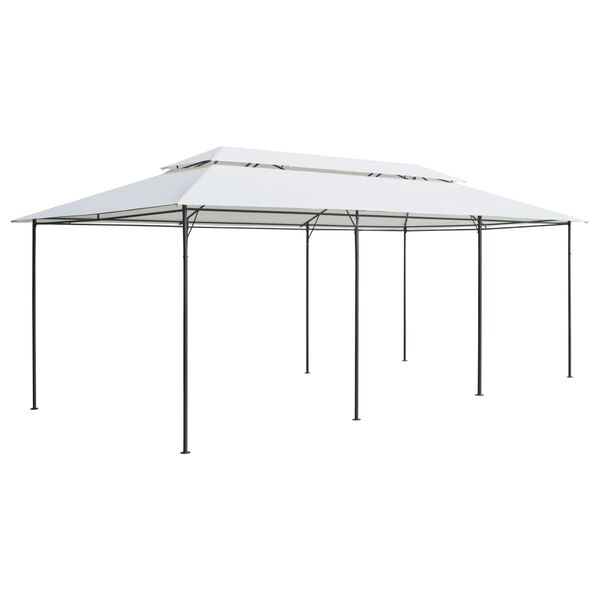 vidaXL Gazebo 600x298x270 cm White 180g/m²
