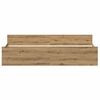 vidaXL Bed Frame Artisan Oak 203 x 203 x 50 cm Engineered Wood