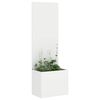 vidaXL Garden Privacy Screen White 50 x 140 cm Cold-rolled steel