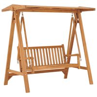 vidaXL Swing Bench 170 cm Solid Teak Wood