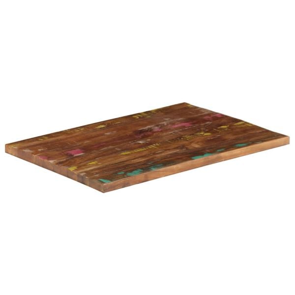 vidaXL Table Top 90x70x2.5 cm Rectangular Solid Wood Reclaimed