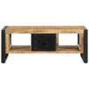 vidaXL Coffee Table 90x50x36 cm Solid Rough Wood Mango