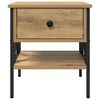 vidaXL Bedside Cabinet with Drawer Artisan oak 40 x 42 x 45 cm