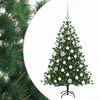 vidaXL Artificial Christmas Tree with Bauble 150 cm 150 LEDs